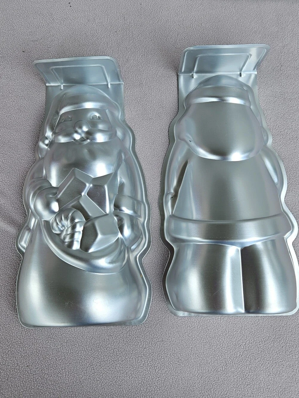 VTG Wilton Santa Claus Stand-Up Cake Pan Instructions Aluminum 11